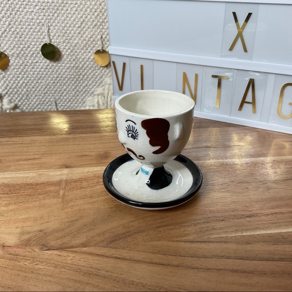 Vintage Dining Vintage 96s Black Pepper Holder Missing Top Hat